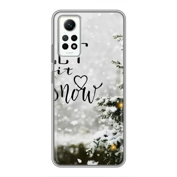 Чехол с принтом «Let it snow» для Xiaomi Redmi Note 12 Pro (4g)