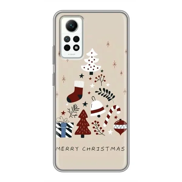 Чехол с принтом «Merry Christmas» для Xiaomi Redmi Note 12 Pro (4g)
