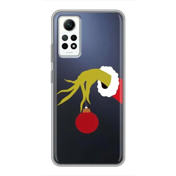 Чехол с принтом «Гринч с игрушкой» для Xiaomi Redmi Note 12 Pro (4g)