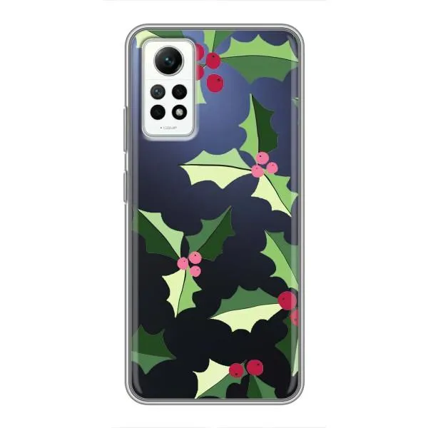 Чехол с принтом «Рождественский фон» для Xiaomi Redmi Note 12 Pro (4g)