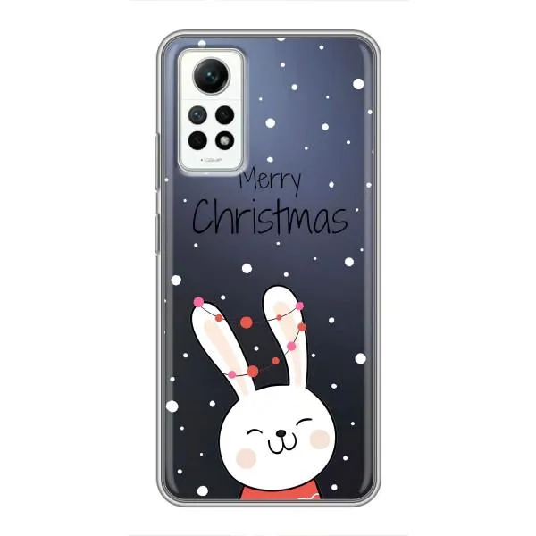 Чехол с принтом «Рождественский заяц» для Xiaomi Redmi Note 12 Pro (4g)
