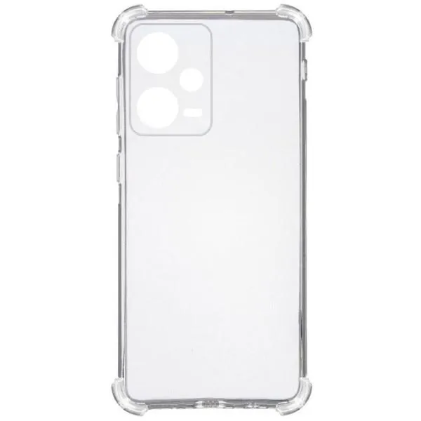 TPU чехол GETMAN Ease logo усиленные углы Full Camera для Xiaomi Redmi Note 12 Pro+ 5G — Прозрачный — фото 2