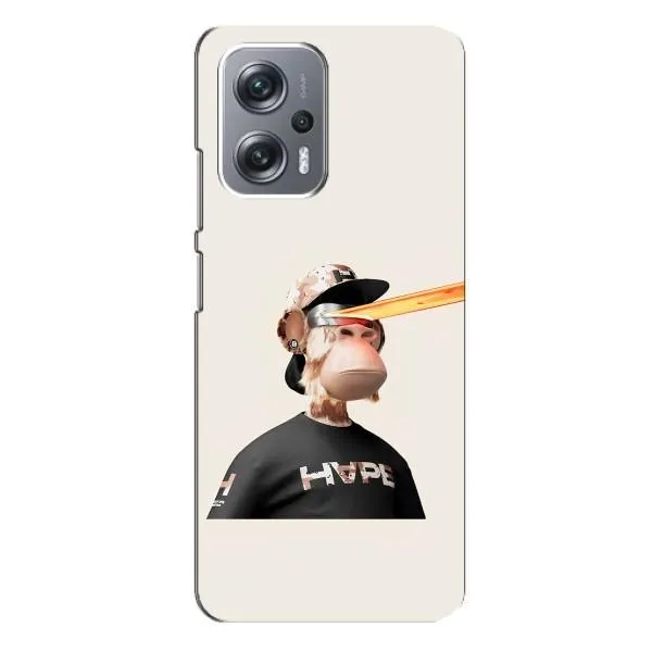 Чехол с принтом «обезьяна NFT в очках» для Xiaomi Redmi Note 12 Pro Plus