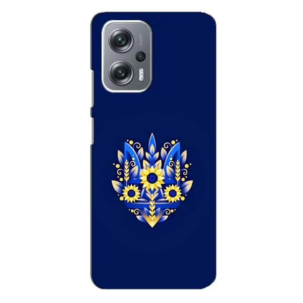 Чехол с принтом «Цветочный Герб» для Xiaomi Redmi Note 12 Pro Plus