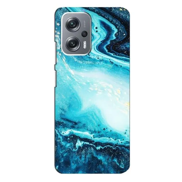 Чехол с принтом «Голубой мрамор» для Xiaomi Redmi Note 12 Pro Plus