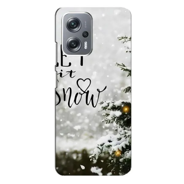 Чехол с принтом «Let it snow» для Xiaomi Redmi Note 12 Pro Plus