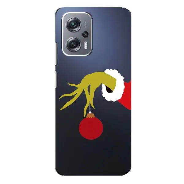 Чехол с принтом «Гринч с игрушкой» для Xiaomi Redmi Note 12 Pro Plus