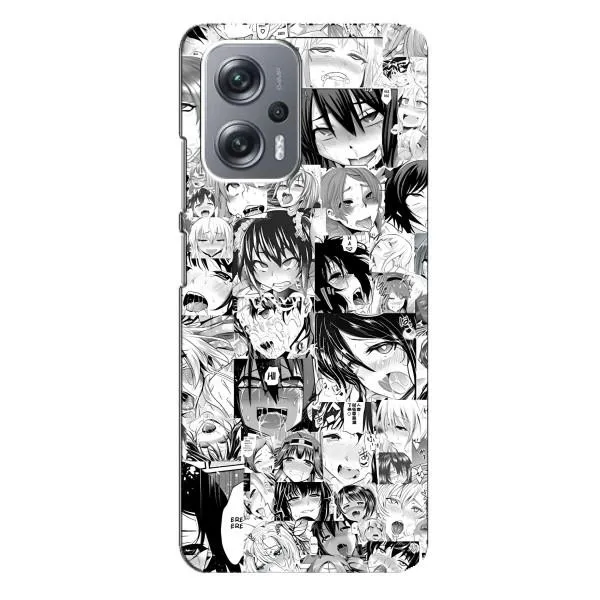 Чехол с принтом «Ahegao manga» для Xiaomi Redmi Note 12 Pro (5g)