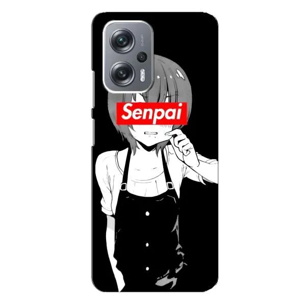 Чехол с принтом «Senpai» для Xiaomi Redmi Note 12 Pro (5g)