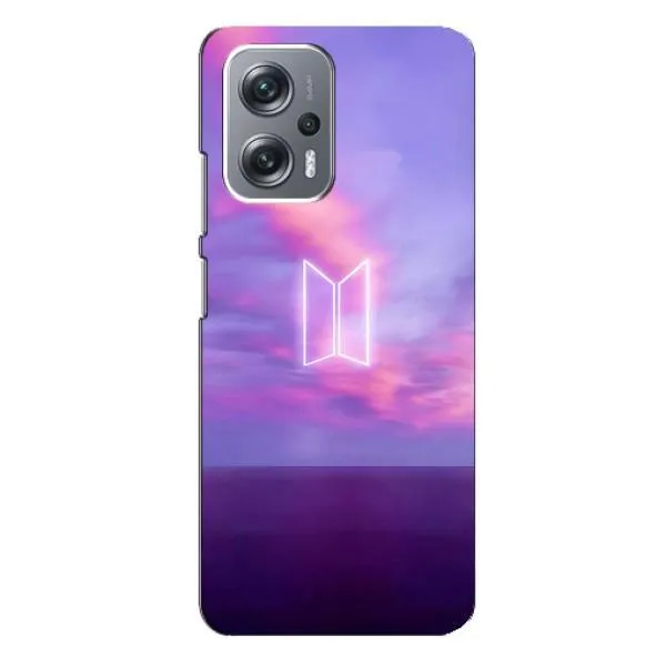 Чехол с принтом «BTS логотип» для Xiaomi Redmi Note 12 Pro (5g)