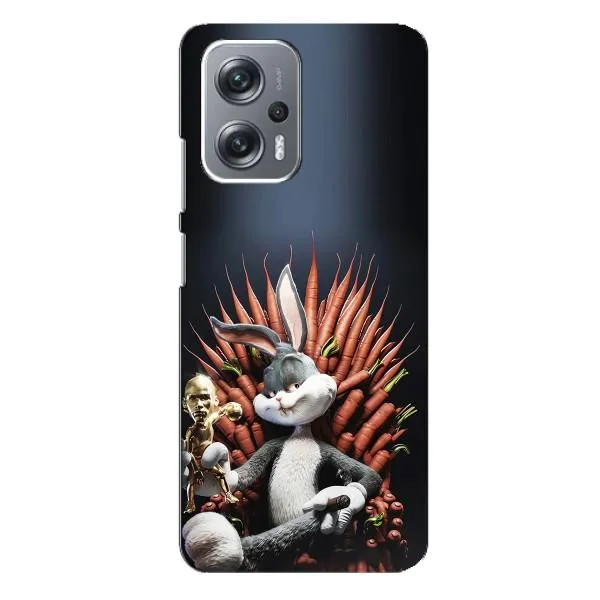 Чехол с принтом «Король Кролик» для Xiaomi Redmi Note 12 Pro (5g)