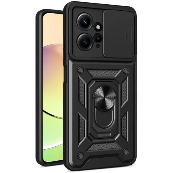 Ударопрочный чехол Camshield Serge Ring для Xiaomi Redmi Note 12 4G — Черный — фото 1 Ударопрочный чехол Camshield Serge Ring для Xiaomi Redmi Note 12 4G — Черный — фото 1