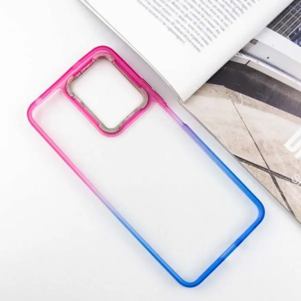 Чехол TPU+PC Fresh sip series для Xiaomi Redmi Note 12 4G — Синий — фото 3