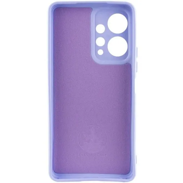 Чехол Silicone Cover Lakshmi Full Camera (AAA) with Logo для Xiaomi Redmi Note 12 4G — Сиреневый — фото 2
