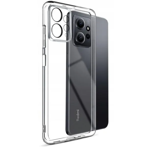 TPU чехол Epic Transparent 1,5mm Full Camera для Xiaomi Redmi Note 12 4G — Прозрачный — фото 1