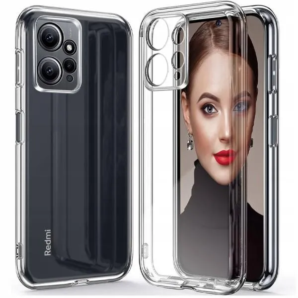 TPU чехол Epic Transparent 1,5mm Full Camera для Xiaomi Redmi Note 12 4G — Прозрачный — фото 2