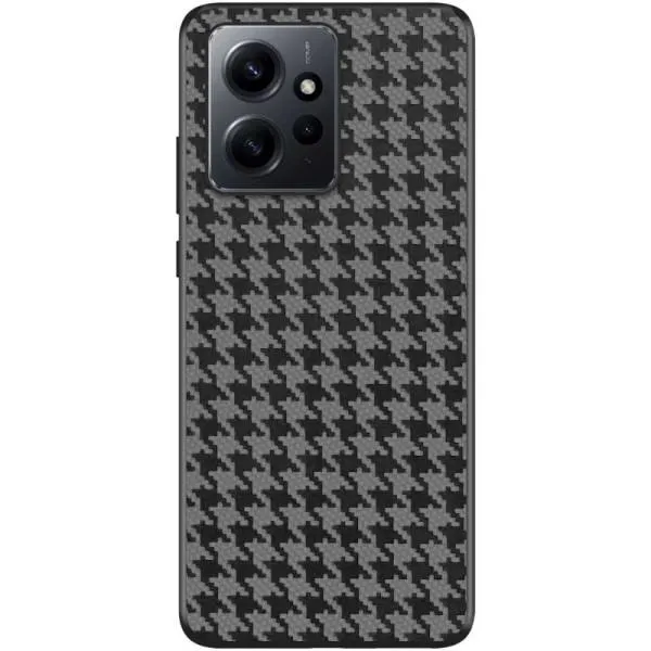 Чехол TPU+PC Grid для Xiaomi Redmi Note 12 4G — Черный