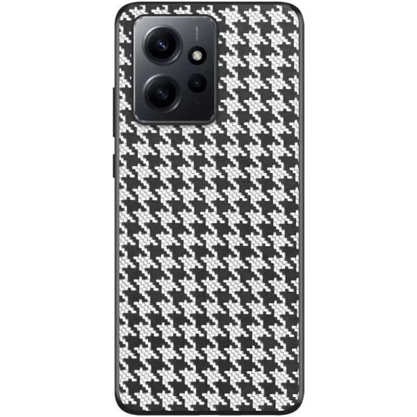 Чехол TPU+PC Grid для Xiaomi Redmi Note 12 4G — Белый
