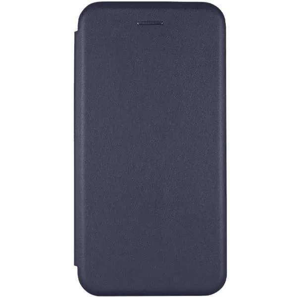 Кожаный чехол-книжка Classy для Xiaomi Redmi Note 12 4G — Темно-синий — фото 1 Кожаный чехол-книжка Classy для Xiaomi Redmi Note 12 4G — Темно-синий — фото 1