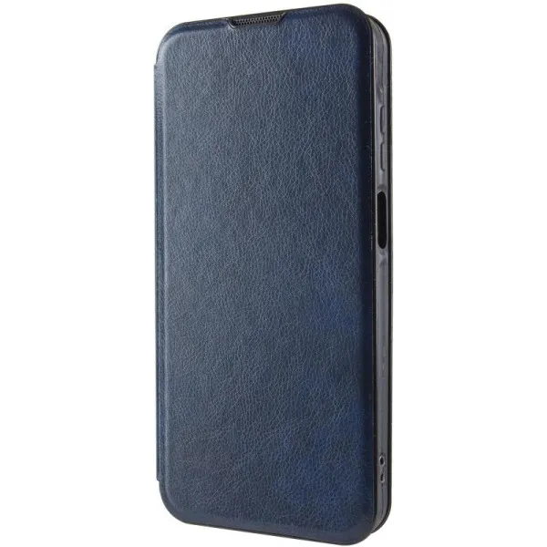 Кожаный чехол-книжка Belora для Xiaomi Redmi Note 12 4G — Темно-синий — фото 1