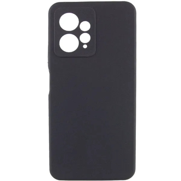 Чохол Silicone Cover Lakshmi Full Camera (AAA) для Xiaomi Redmi Note 12 4G — Чорний — фото 1
