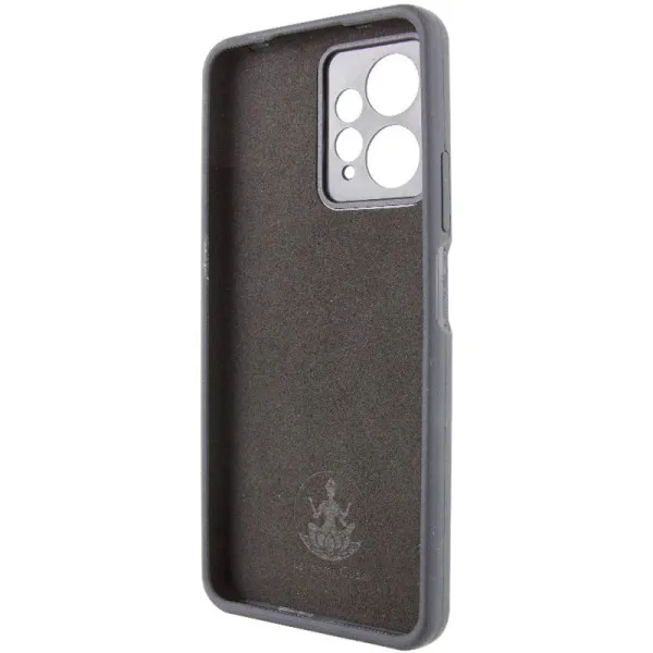 Чохол Silicone Cover Lakshmi Full Camera (AAA) для Xiaomi Redmi Note 12 4G — Чорний — фото 4