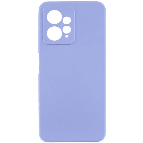 Чехол Silicone Cover Lakshmi Full Camera (AAA) для Xiaomi Redmi Note 12 4G — Сиреневый — фото 1