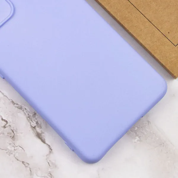 Чехол Silicone Cover Lakshmi Full Camera (AAA) для Xiaomi Redmi Note 12 4G — Сиреневый — фото 4