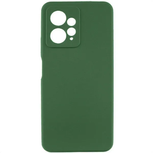 Чехол Silicone Cover Lakshmi Full Camera (AAA) для Xiaomi Redmi Note 12 4G — Зеленый — фото 1