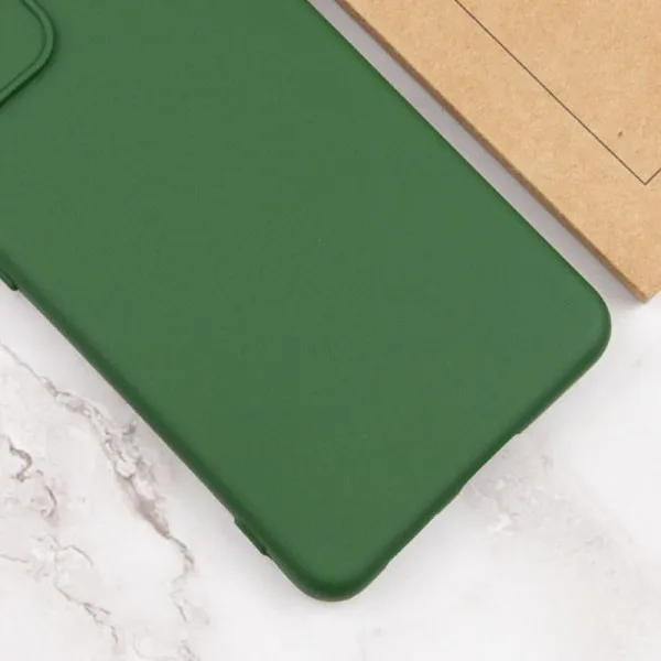 Чехол Silicone Cover Lakshmi Full Camera (AAA) для Xiaomi Redmi Note 12 4G — Зеленый — фото 4
