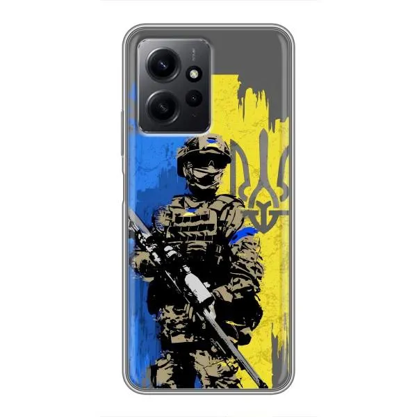 Чохол з принтом «АРТ солдат» для Xiaomi Redmi Note 12