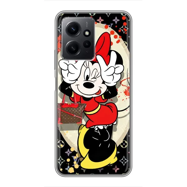 Чехол с принтом «Минни peace» для Xiaomi Redmi Note 12