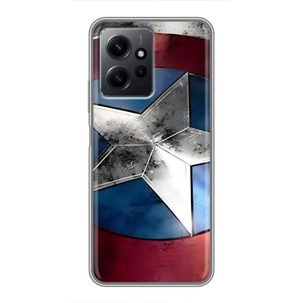 Чохол з принтом «Щит Капітана Америки» для Xiaomi Redmi Note 12