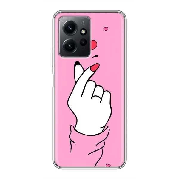 Чехол с принтом «Знак Love» для Xiaomi Redmi Note 12