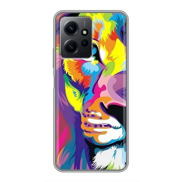 Чохол з принтом «Яскравий Лев» для Xiaomi Redmi Note 12