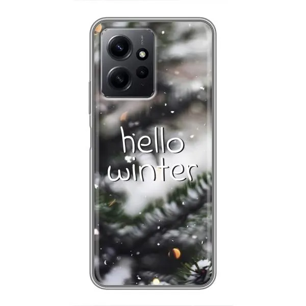 Чехол с принтом «Hello winter» для Xiaomi Redmi Note 12