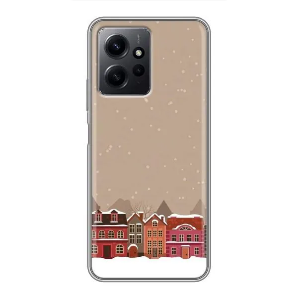 Чехол с принтом «Зимний город» для Xiaomi Redmi Note 12