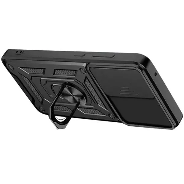 Ударостійкий чохол Camshield Serge Ring для Xiaomi Redmi Note 12S — Чорний — фото 2 Ударостійкий чохол Camshield Serge Ring для Xiaomi Redmi Note 12S — Чорний — фото 2