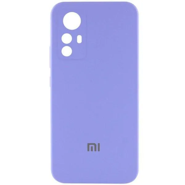 Чехол Silicone Cover Lakshmi Full Camera (AAA) with Logo для Xiaomi Redmi Note 12S — Сиреневый — фото 3