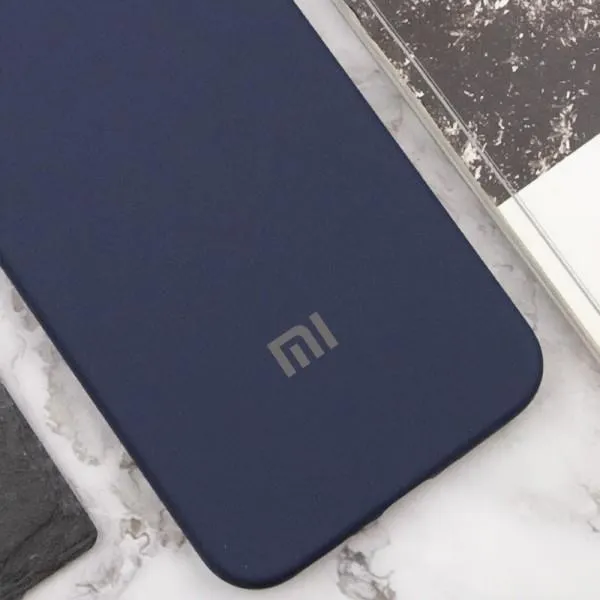 Чехол Silicone Cover Lakshmi Full Camera (AAA) with Logo для Xiaomi Redmi Note 12S — Темно-синий — фото 3