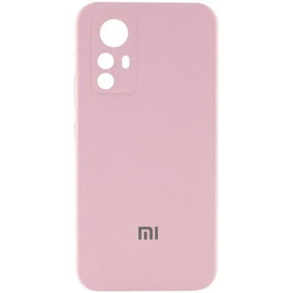 Чехол Silicone Cover Lakshmi Full Camera (AAA) with Logo для Xiaomi Redmi Note 12S — Розовый — фото 1