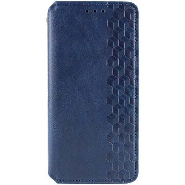Шкіряний чохол-книжка GETMAN Cubic (PU) для Xiaomi Redmi Note 12S — Синій — фото 1