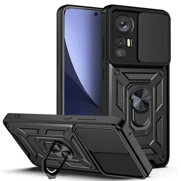Ударостійкий чохол Camshield Serge Ring для Xiaomi Redmi Note 12S — Чорний — фото 5 Ударостійкий чохол Camshield Serge Ring для Xiaomi Redmi Note 12S — Чорний — фото 5