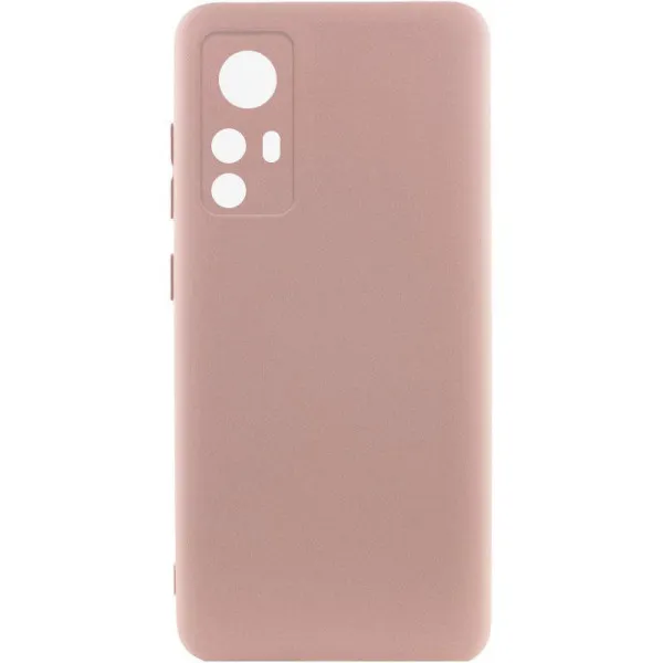 Чехол Silicone Cover Ummi Lakshmi Full Camera (AA) для Xiaomi Redmi Note 12S — Розовый