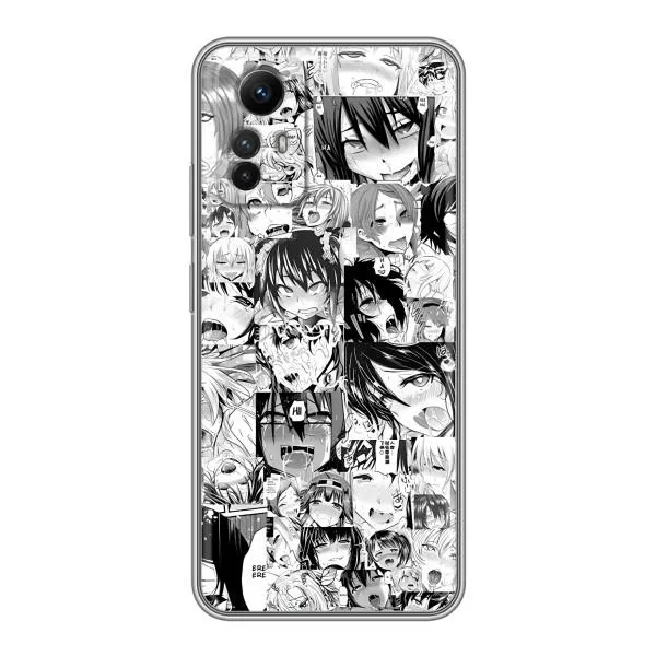 Чехол с принтом «Ahegao manga» для Xiaomi Redmi Note 12s