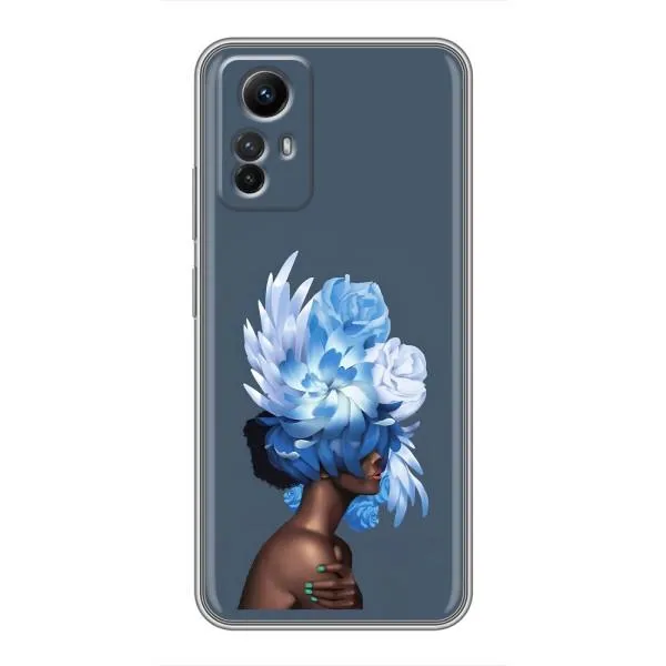 Чехол с принтом «Цветы на голове» для Xiaomi Redmi Note 12s