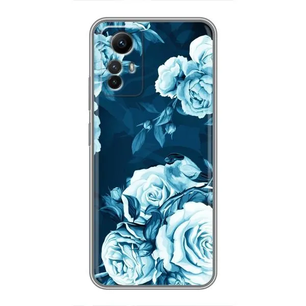 Чехол с принтом «Голубые Бутоны» для Xiaomi Redmi Note 12s