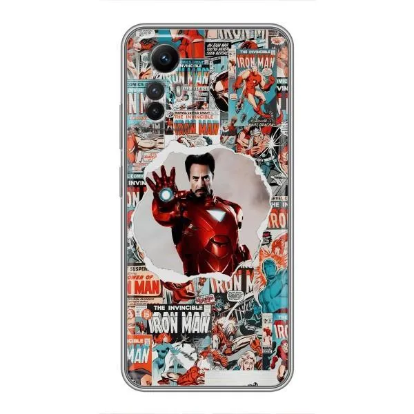 Чехол с принтом «Айронмен» для Xiaomi Redmi Note 12s