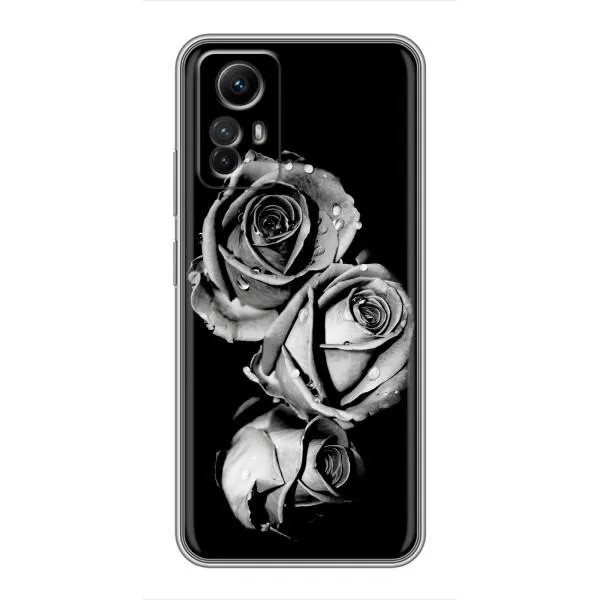 Чехол с принтом «Черная роза» для Xiaomi Redmi Note 12s