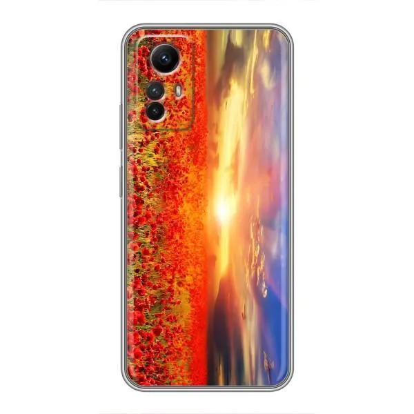 Чехол с принтом «Поле тюльпанов» для Xiaomi Redmi Note 12s